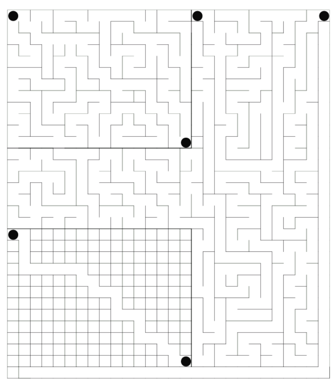 한글 미로찾기 폰트 작성중