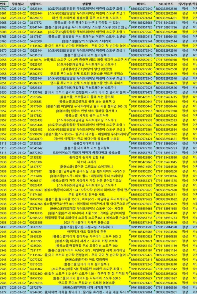 ERP를 조그마한 기능 단위로 쿠팡 자동 주문처리 프로그램 개발
