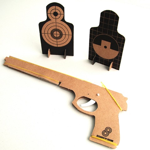 BOX CRAFT Series01_Rubber Gun(박스로 만드는 고무줄총) 3개 세트