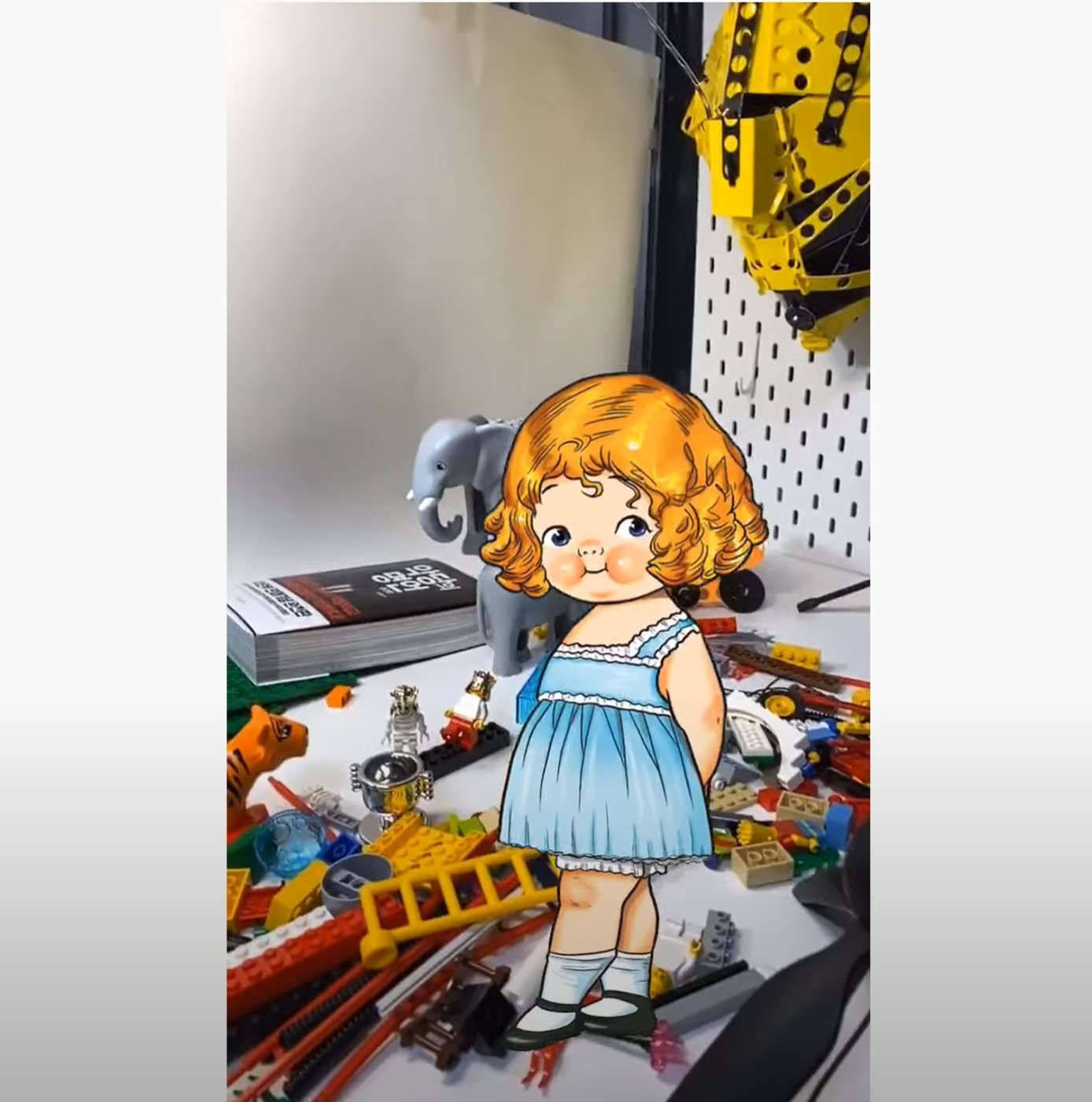 딩글스 AR 인형옷 갈아입히기 테스트