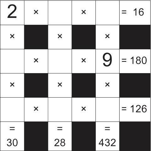 Cross Sum 9칸에 숫자 1-9 3